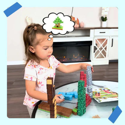 STEM LEARNING MAGNETIC BUILDING BLOCKS