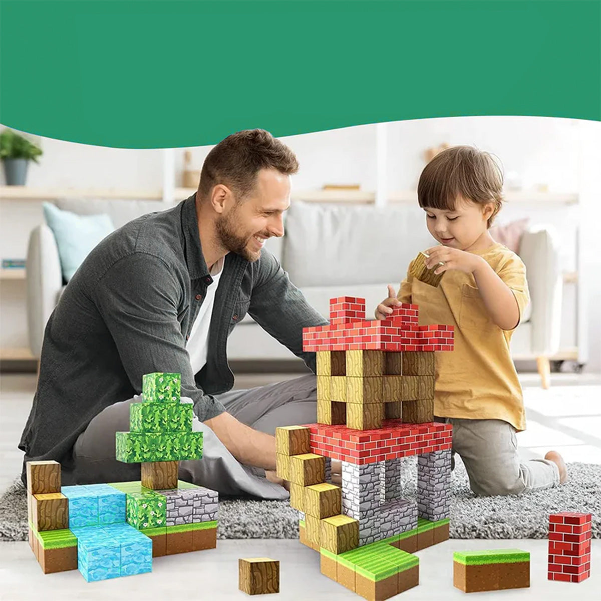 STEM LEARNING MAGNETIC BUILDING BLOCKS